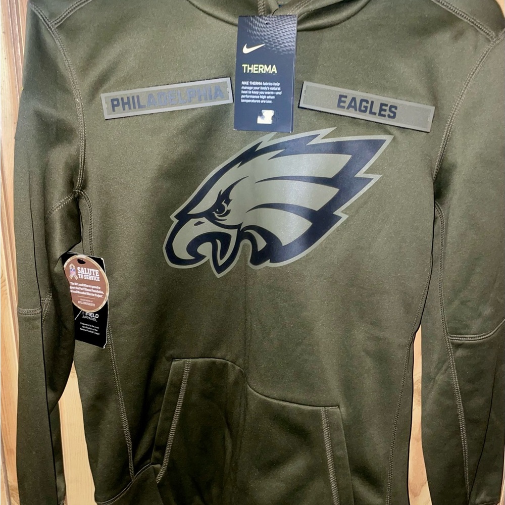 Nike Olive Philadelphia Eagles Hoodie